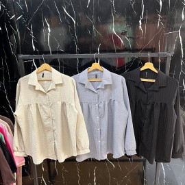 شومیز عروسکی چین دار